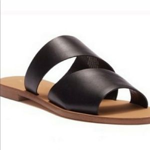 ❤️ 3 for $18 ❤️ Nine West Black Slide Flat Sandals